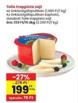 Interspar Tolle Trappista Sajt ajánlat
