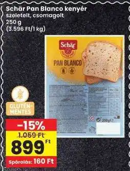 Interspar Schär Pan Blanco kenyér ajánlat