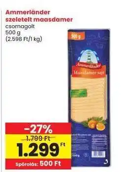 Interspar Ammerländer szeletelt maasdamer ajánlat
