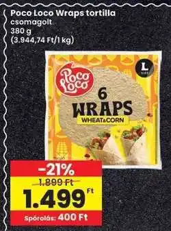 Interspar Poco Loco Wraps tortilla ajánlat