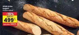 Interspar SPAR óriás bagett ajánlat