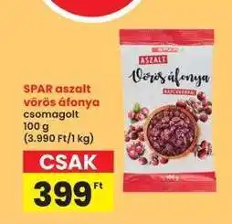 Interspar SPAR aszalt vörös áfonya ajánlat