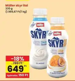 Interspar Müller skyr ital ajánlat