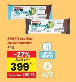 Interspar SPAR Zero Bar proteinszelet ajánlat