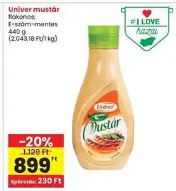 Interspar UNIVER Mustár ajánlat