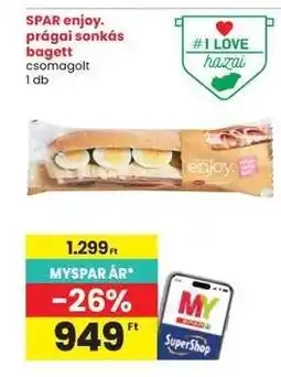 Interspar SPAR enjoy. prágai sonkás bagett ajánlat