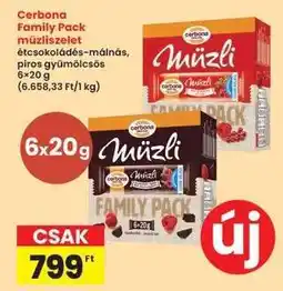 Interspar Cerbona Family Pack müzliszelet ajánlat