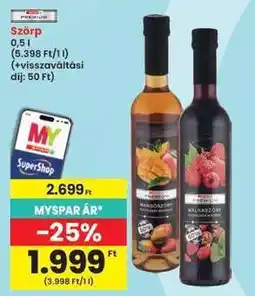 Interspar Szörp ajánlat