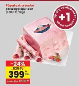 Interspar Pápai Extra Sonka ajánlat
