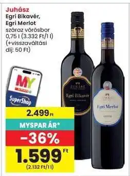 Interspar Juhász Egri Bikavér, Egri Merlot ajánlat