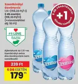 Interspar SZENTKIRÁLYI Ásványvíz ajánlat
