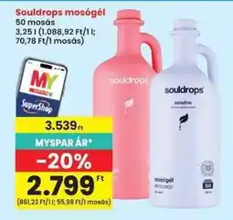 Interspar Souldrops mosógél ajánlat