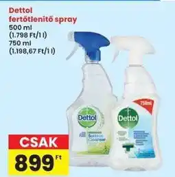 Interspar Dettol fertőtlenítő spray ajánlat