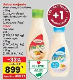 Interspar UNIVER Majonéz ajánlat