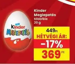 Interspar KINDER Meglepetés ajánlat