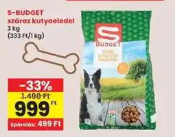 Interspar S-BUDGET száraz kutyaeledel ajánlat