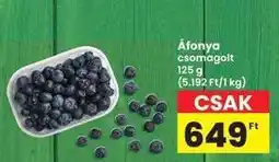 Interspar Áfonya csomagolt ajánlat