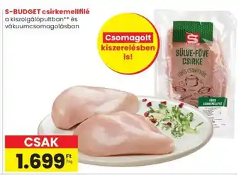 S-BUDGET csirkemellfilé
