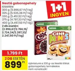 Spar NESTLÉ Gabonapehely ajánlat