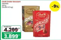 Spar Lindt Lindor desszert ajánlat