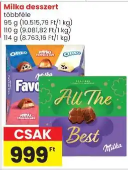 Spar Milka desszert ajánlat