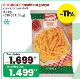 Spar S-BUDGET hasábburgonya ajánlat