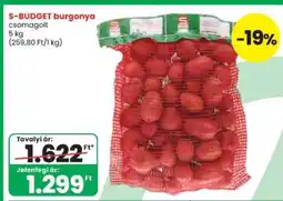 Spar S-BUDGET burgonya ajánlat