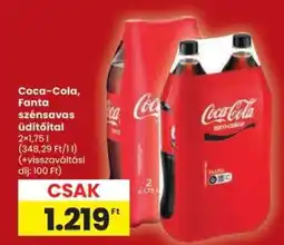 Spar Coca-Cola, Fanta szénsavas üdítőital ajánlat