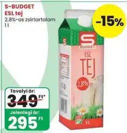 Spar S-BUDGET ESL tej ajánlat