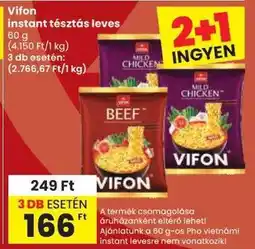 Spar Vifon Instant Tésztás Leves ajánlat