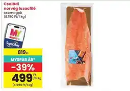 Spar Családi norvég lazacfilé ajánlat
