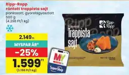 Spar Ripp-Ropp rántott trappista sajt ajánlat