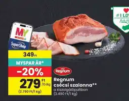 Spar Regnum csécsi szalonna ajánlat