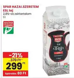Spar SPAR HAZAI.SZERETEM ESL tej ajánlat
