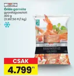 Spar Óriás garnéla ajánlat