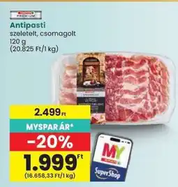 Spar Antipasti ajánlat