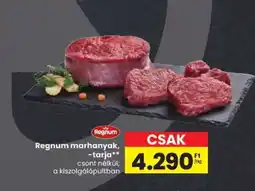 Spar Regnum marhanyak, tarja ajánlat
