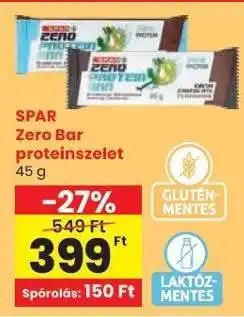 Spar SPAR Zero Bar proteinszelet ajánlat