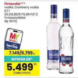 Spar Finlandia ajánlat