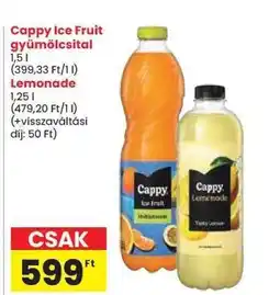 Spar Cappy Ice Fruit gyümölcsital ajánlat