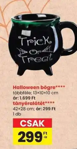 Spar Halloween bögre ajánlat