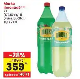Spar MÁRKA Limonádé ajánlat