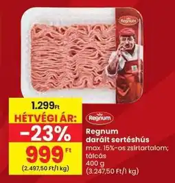 Spar Regnum darált sertéshús ajánlat