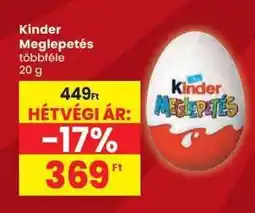 Spar KINDER Meglepetés ajánlat