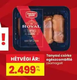 Spar Tanyasi csirke egészcombfilé csomagolt ajánlat