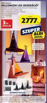 ALDI Halloweeni LED-dekoráció ajánlat