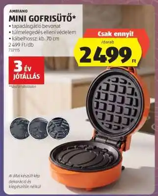 Ambiano Mini Gofrisütő