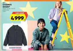 ALDI GYERMEK DZSEKI ajánlat