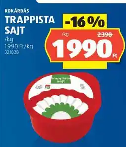 ALDI Kokárdás Trappista Sajt ajánlat