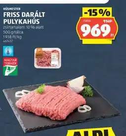 ALDI Friss, darált pulykahús ajánlat